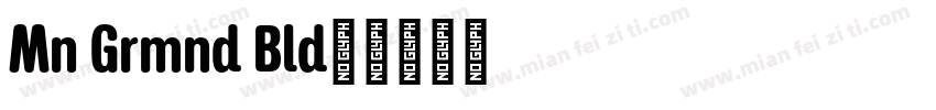 Mon Garamond Bold字体转换